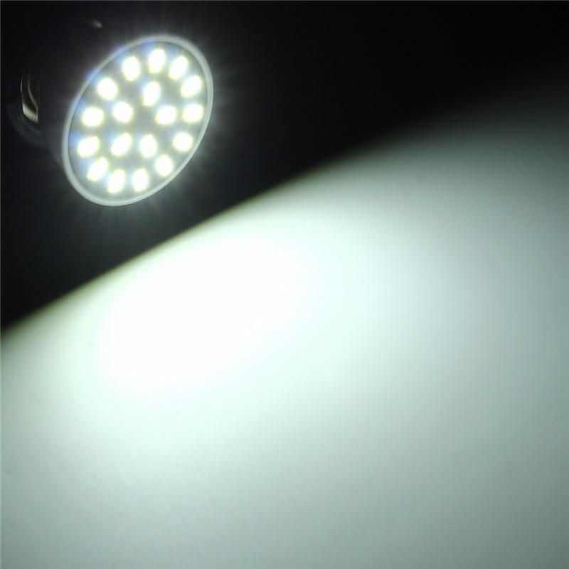 E27 GU10 LED Light Bulbs 5733 SMD 18 320LM Pure White Warm White Spot Lightt AC220V 3W