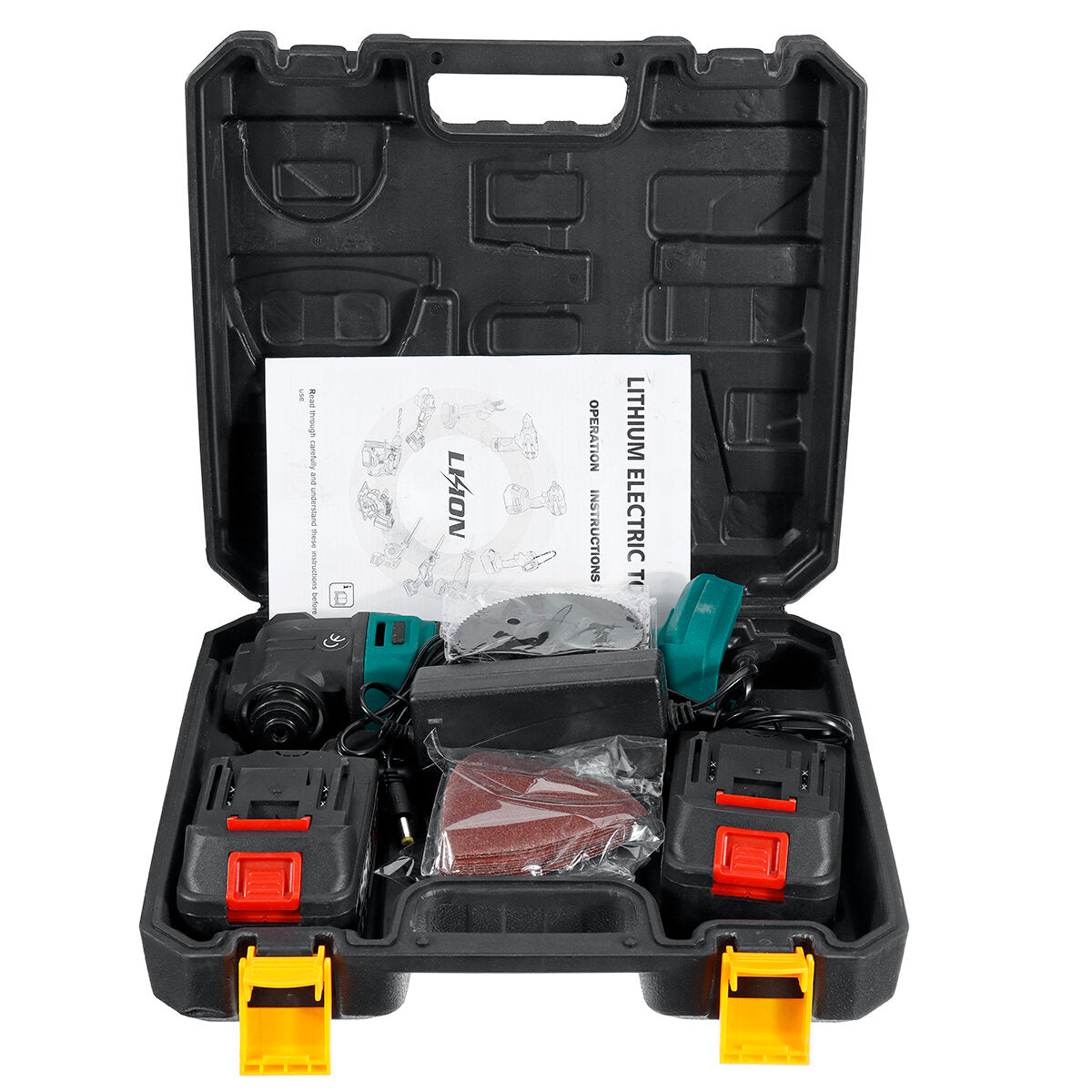 388VF Oscillating Multi-Tools Plastic Box Single and Double Battery Brushed Lithium Battery Universal Treasure