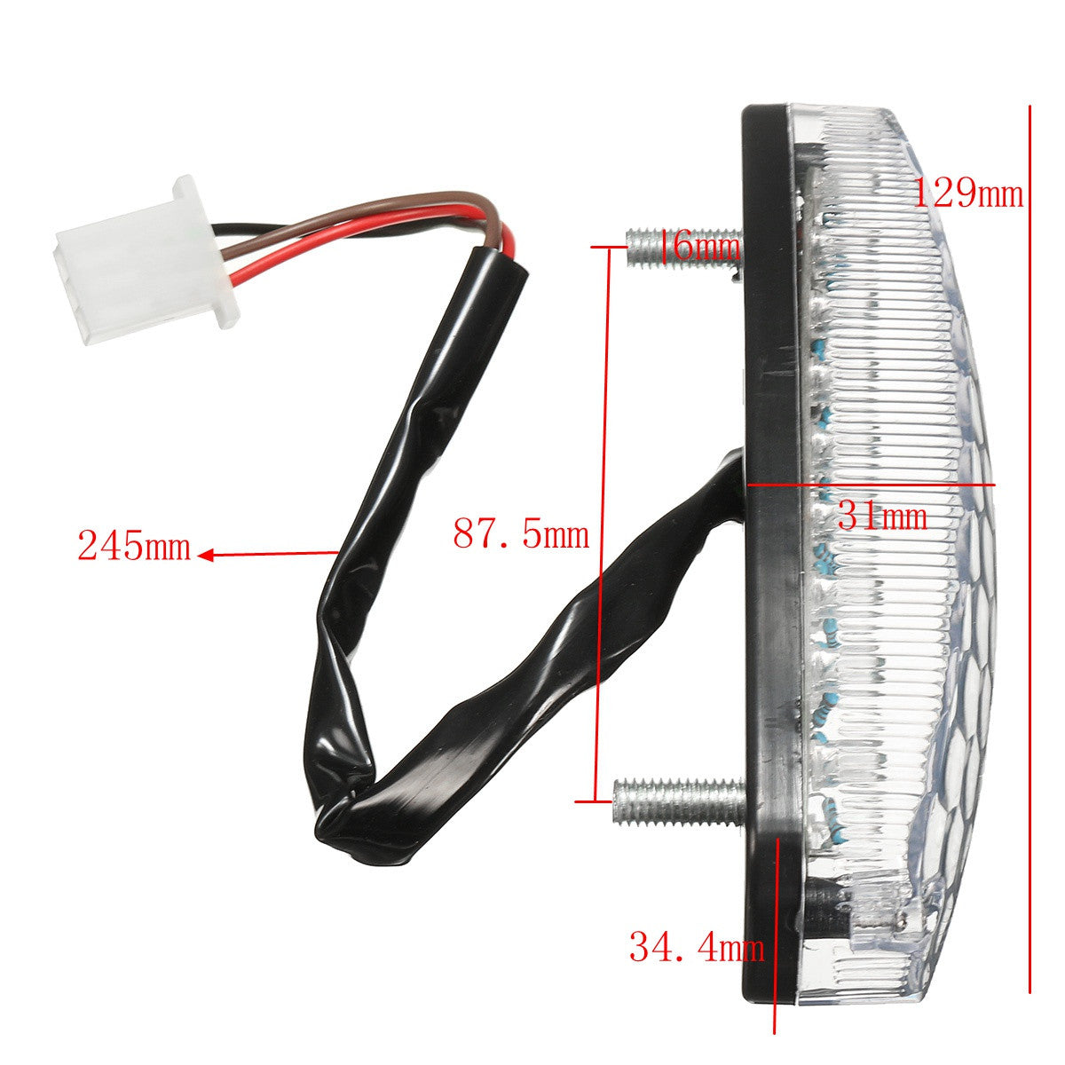 LED Rear Tail Brake Light For 50cc 70cc 110cc 125cc ATV Quad Kart TaoTao Sunl Chinese