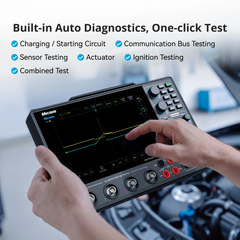 NEW Micsig AHO14-200 Automotive Oscilloscope 12bit 200MHz Bandwidth 1GSa/s Sampling Rate 4 Channels 110Mpts Memory 8 Inch Touch Screen