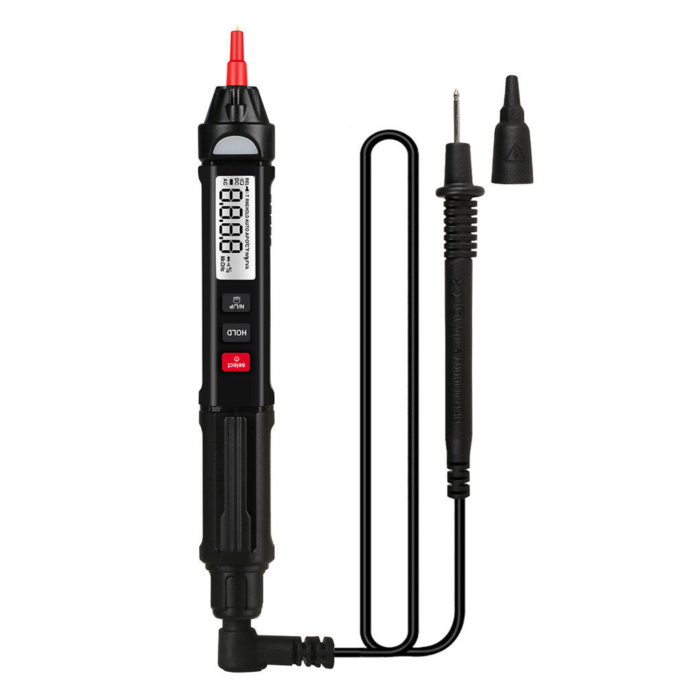 True RMS Digital Multimeter + Voltage Test Pen 2 In 1 Normal LCD Screen