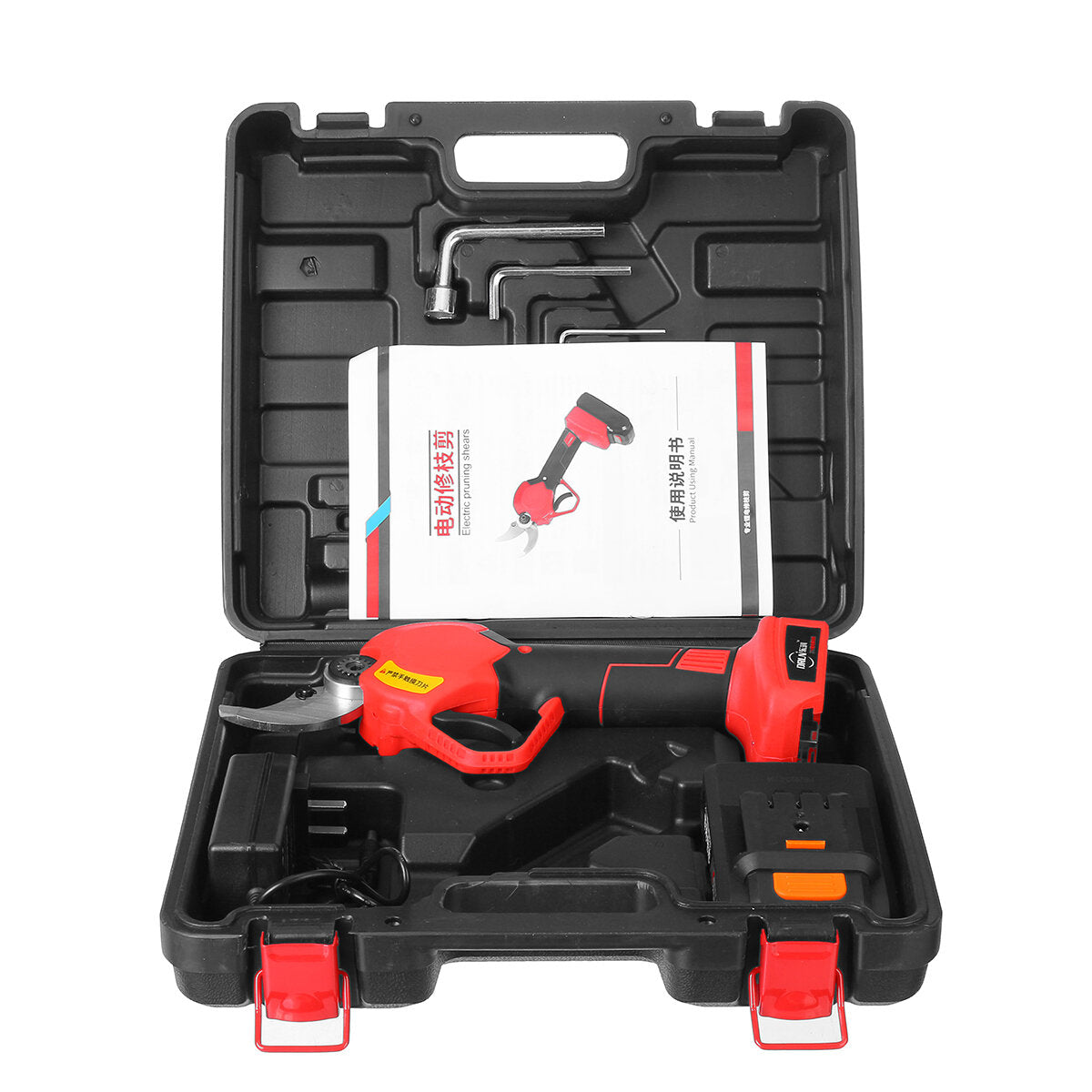 900W 21V Electric Pruning Shears Gardening Scissors Branches Cutter