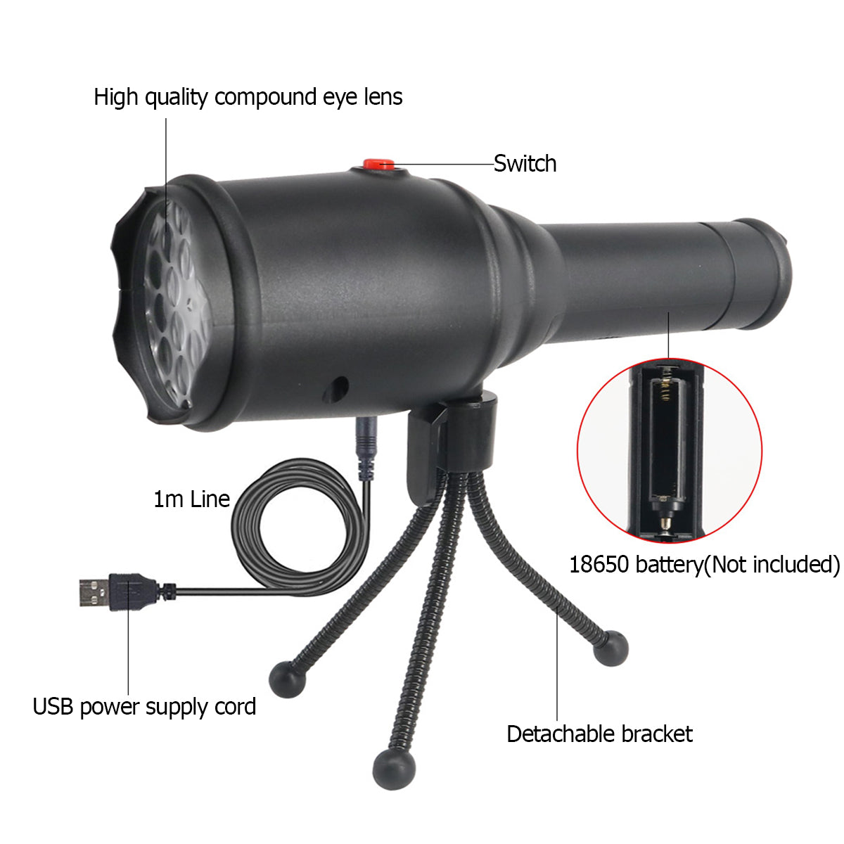 Christmas Projector Lamp Outdoor Garden Waterproof Landscape Light