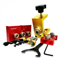 3 In 1 Dowelling Jig Woodworking Adjustable Aluminum Drilling Guide Locator