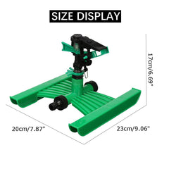 Plastic Auto Rotating Lawn Sprinkler Garden Lawn Plant Grass Watering Tool