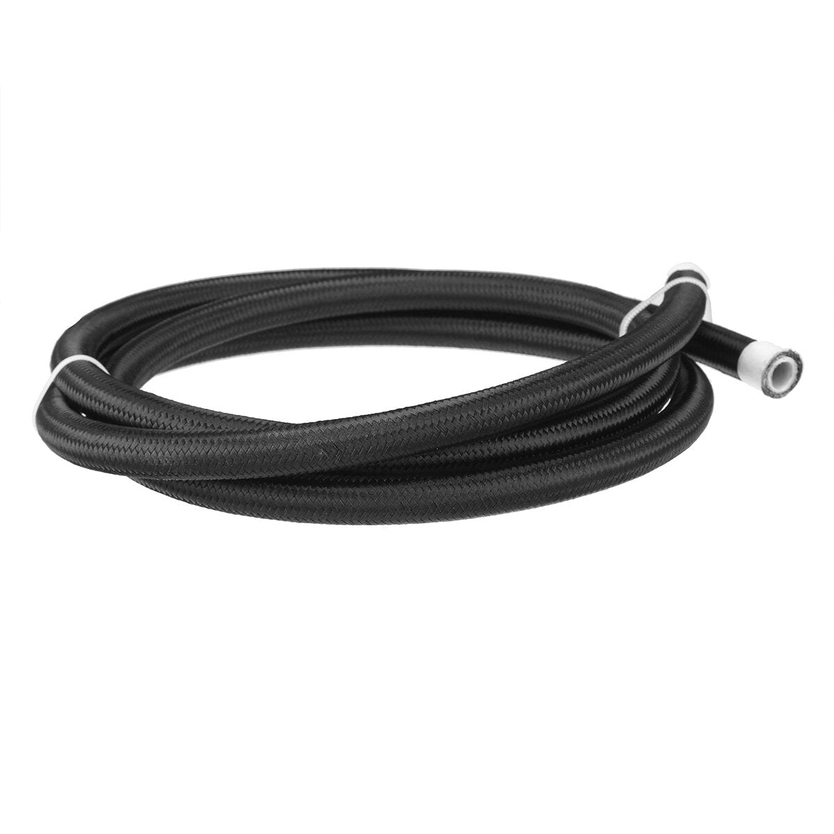5FT AN3 AN4 AN6 AN8 AN10 Fuel Hose Oil Gas Line Pipe PTFE Nylon Stainless Steel Hose