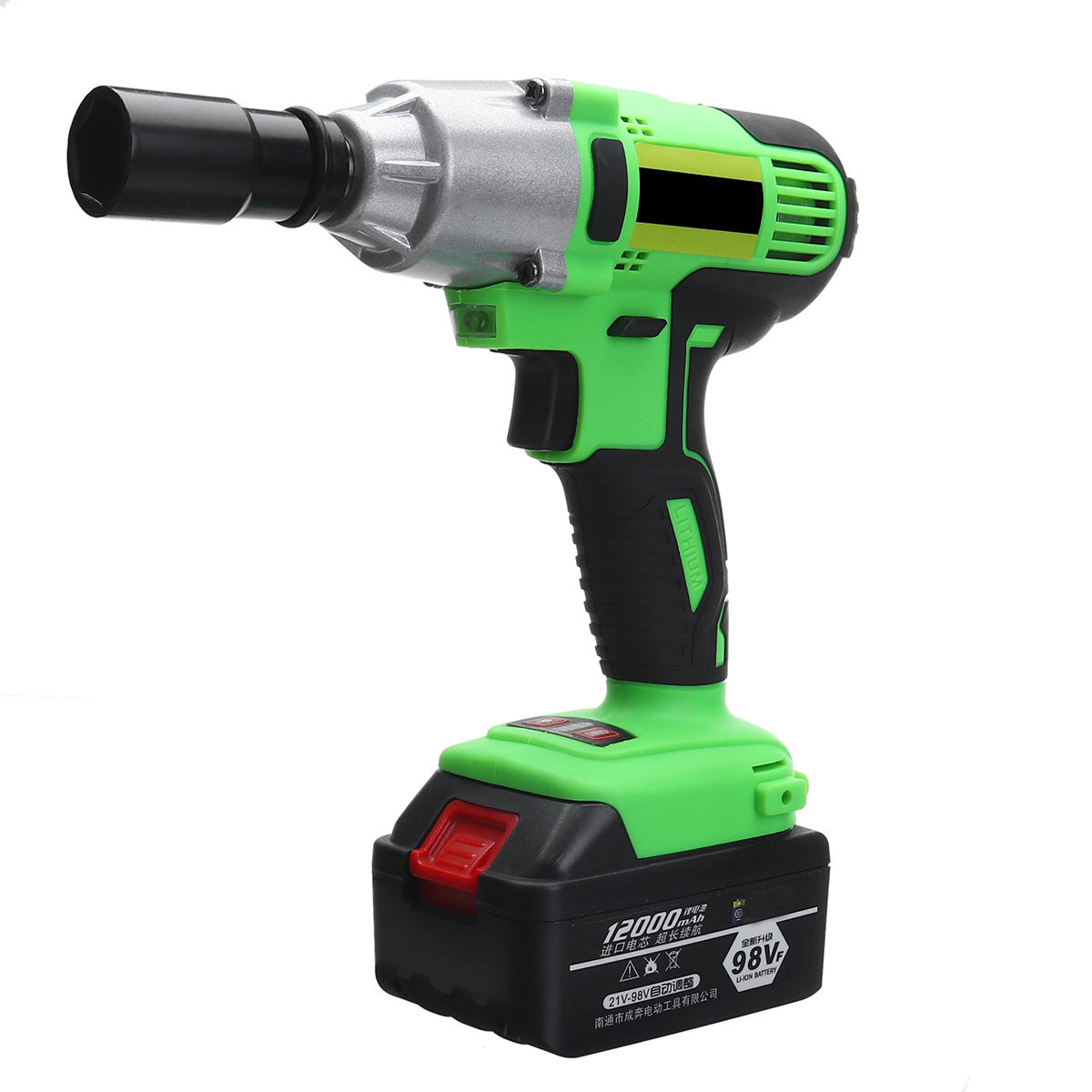 98VF 12000mAh Electric Cordless Impact Wrench Drill High Torque Power Repair Tools Kit