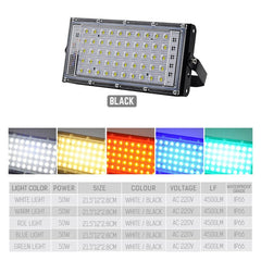 50W/100W LED Flood Module Light RGB Red Green Blue Flood Lights Aluminum Outdoor Lighting Engineering Searchlight