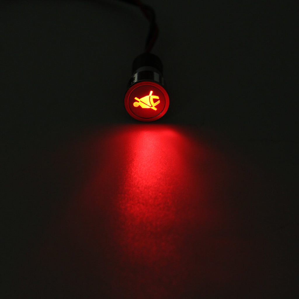 12V 16mm LED Dash Panel Warning Pilot Light Indicator