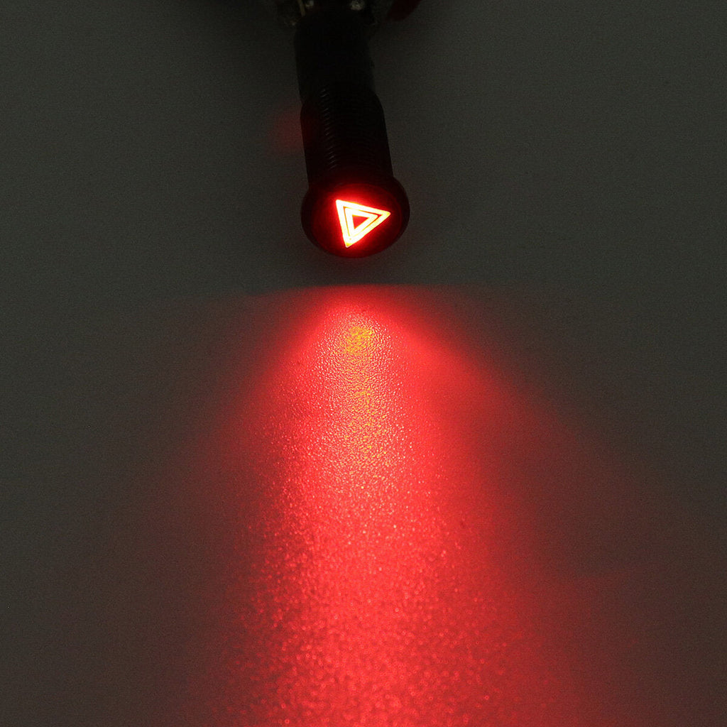 12/24/36V 16MM LED Dashboard Warning Signal Light Van Dash Panel Indicator Lamp