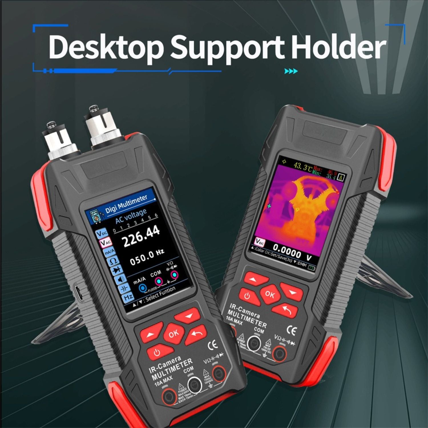 GreenZech Fusion-34 Pro Series | 240x240 HD Thermal Imaging Multimeter | Professional 3-in-1 & 5-in-1 Diagnostic Tool