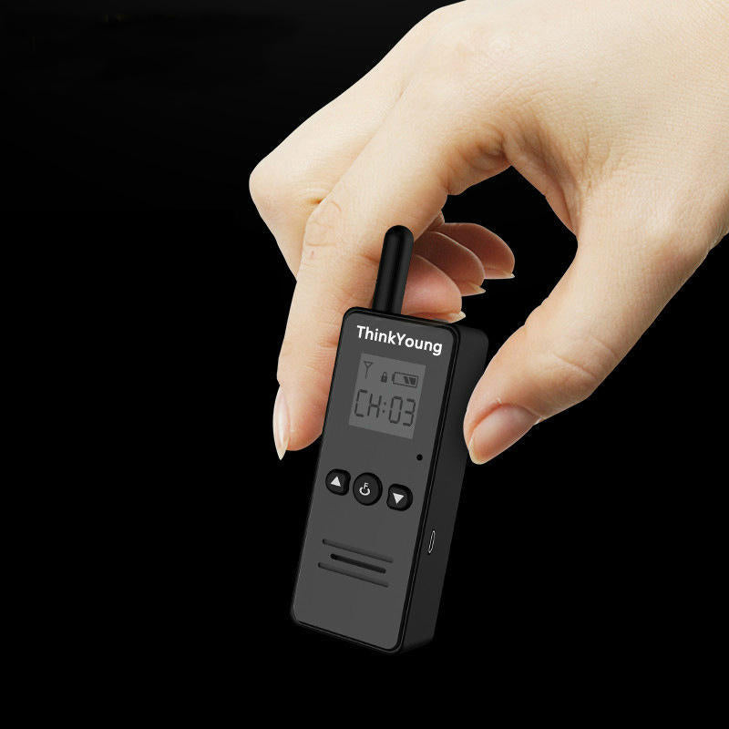 45g Mini Ultra Thin Handheld Radio Walkie Talkie Hotel Driving Civilian Interphone Intercom