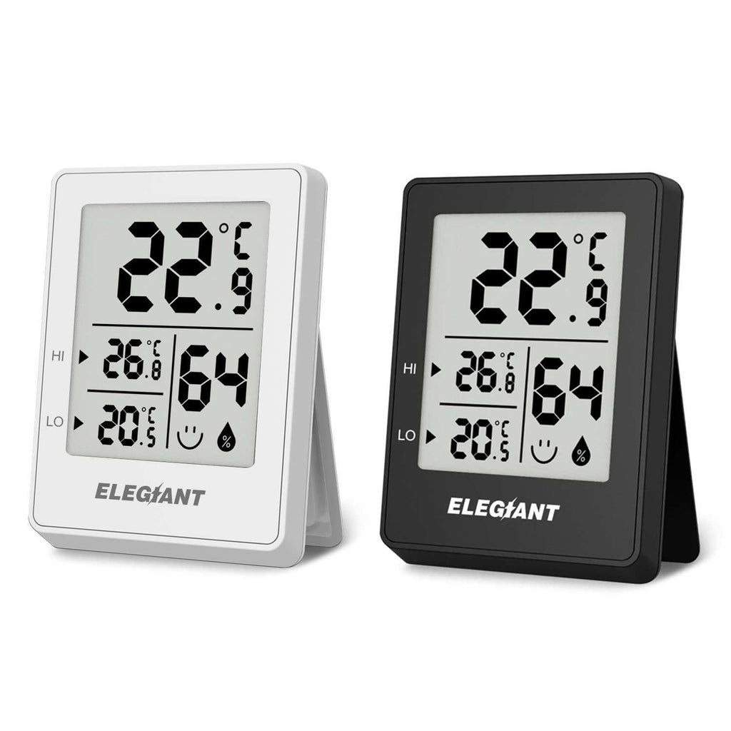 Digital Thermometer Hygrometer Home Electronic Indoor Outdoor Hygrometer Temperature Sensor Monitor Stand