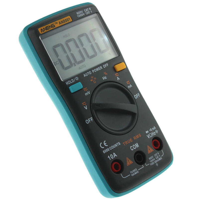 Professional True Rms Digital Multimeter 6000 Counts Backlight AC/DC