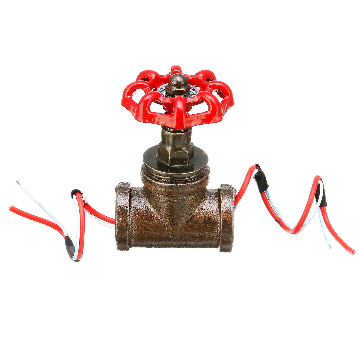 Vintage Steampunk 3/4" Stop Valve Light Switch With Wire For Water Pipe Lamps