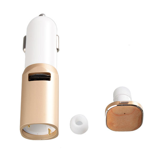 Car Bluetooth Wireless Hands Free Earphone 5V Car Charge Bluetooth Car Kit