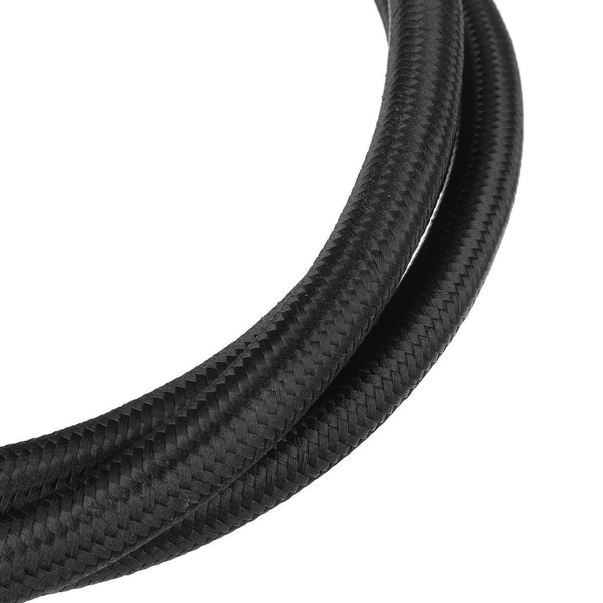 5FT AN3 AN4 AN6 AN8 AN10 Fuel Hose Oil Gas Line Pipe PTFE Nylon Stainless Steel Hose