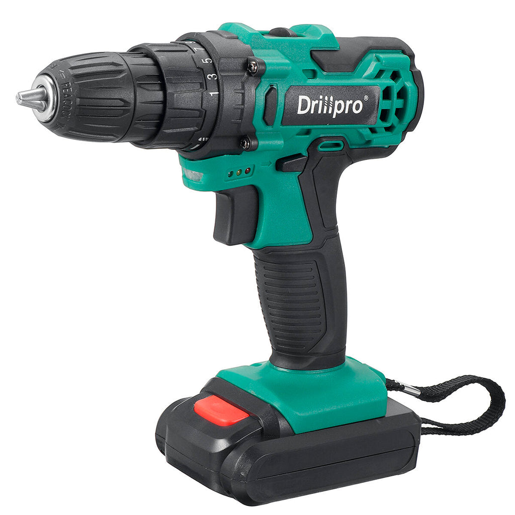 21V 1.5AH Cordless Drill Rechargeable 2 Speed Electric Drill Screwdriver