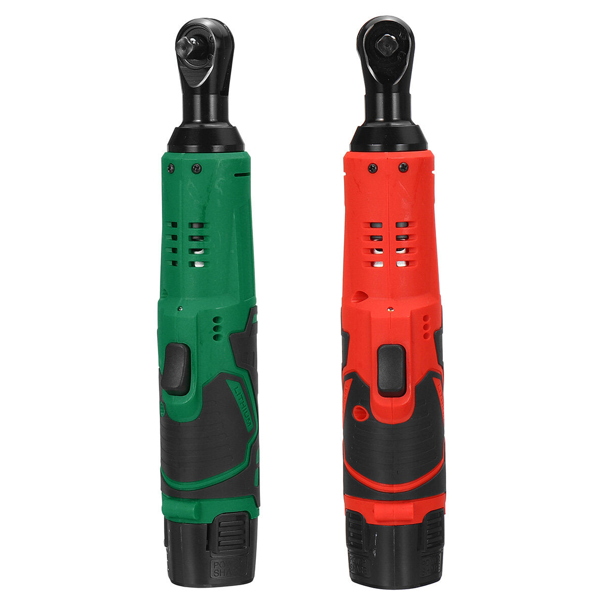 12V 4000mAh Electric Ratchet Wrench With LED Light 90 Angle Wrench Tool W/ 1/2pcs Battery