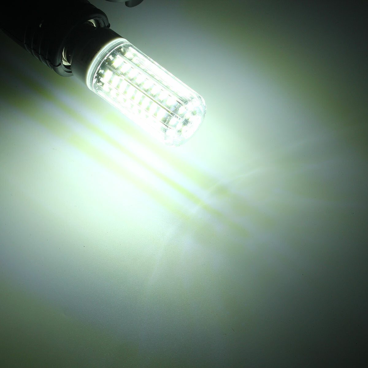 GU10 7W 72 SMD 5730 LED Pure White Warm White Natural White Cover Corn Bulb AC85-265V