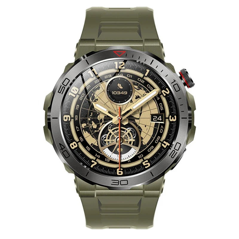 1.43" AMOLED Smart Watch: Heart Rate, Blood Oxygen, Sleep Monitor, Bluetooth Call, Multi-Sport Modes, IP68 Waterproof, Women's Health