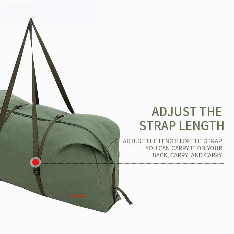 Outdoor Camping Canvas Bag Large Sport Gear Set Equipment