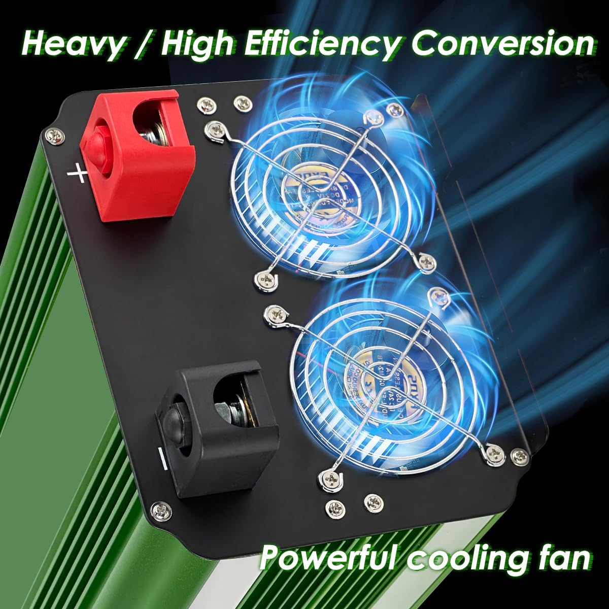 GreenZech Elite 4000W Inverter | 8000W Peak Power | Heavy-Duty Professional Pure Sine Wave Converter