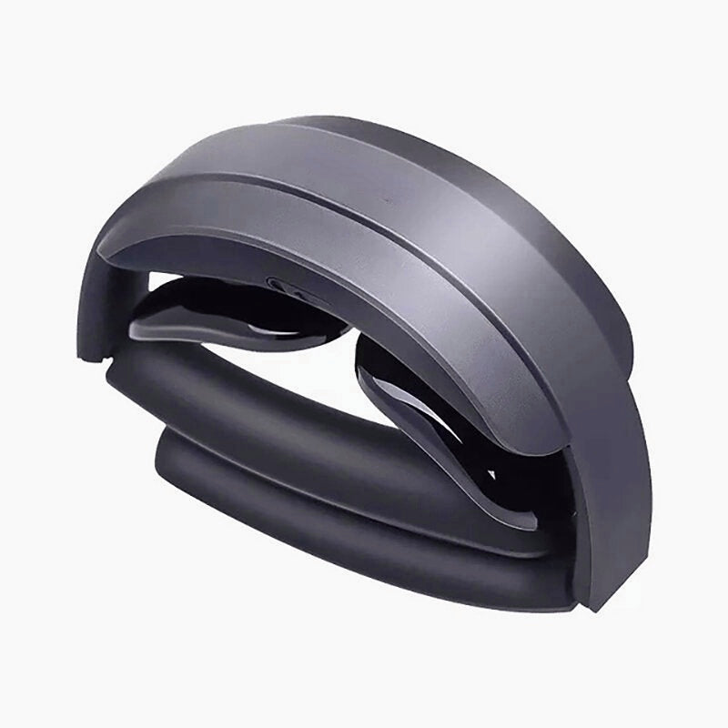 Pocket Foldable Portable Cervical Massager 15-level Strength Hot Compress Neck Massager TENS Low Frequency Pulse Long Battery Life Neck Massager