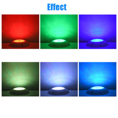 24W/36W 12V Swimming Pool Light RGB LED Bulb Underwater Decor Lights w/Remote Control IP68