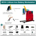 Glitter 801H+ Pulse Spot Welder Workstation 24KW 4000A Lithium Battery Welding Machine With Rocker Arm Adjustable Lift Table