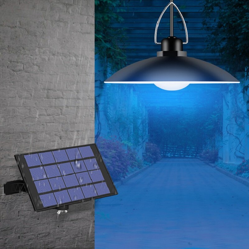 1/2/3/4 Head LED Solar Pendant Light IP65 Waterproof Outdoor Indoor Remote Control Solar Lamp for Garden Porch