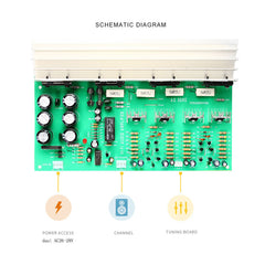 150W*2 4-8ohm Dual AC26-28V 2090-S Pure Post-stage Amplifier Board High Power 2.0 Channel Stereo Power Amplifier Board