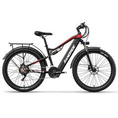 48V 17AH 1000W Recommended Top Speed 25KM/H 27.5*2.4 Inch Electric Bicycle 80-90KM Mileage Range Max Load 120KG