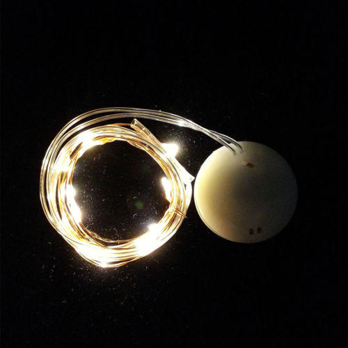 Battery Powered Mini 1M 10LEDs Copper Wire Fairy String Light for Christmas Patio