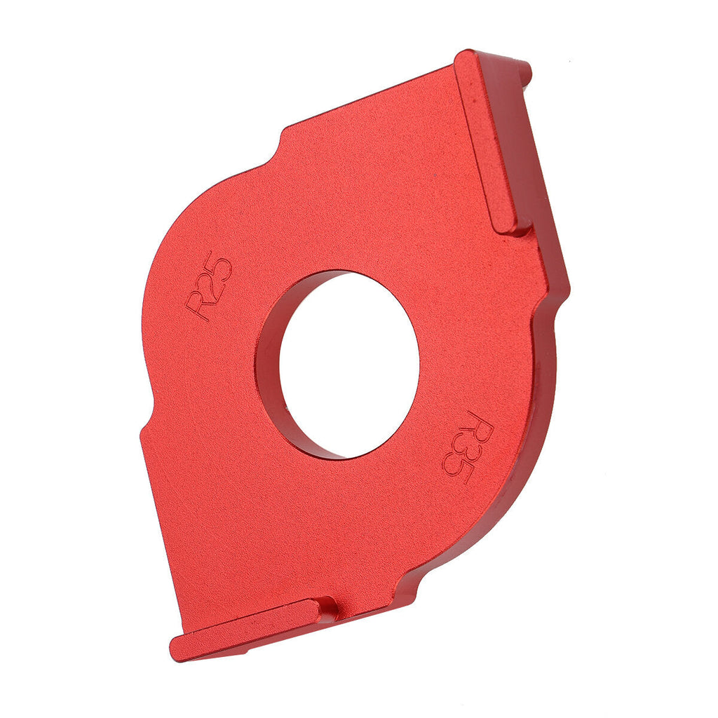R Arc Template 3-Piece Set - Aluminum Alloy, Accurate Scale, Easy Operation for Wooden Board Trimming, R10-R35
