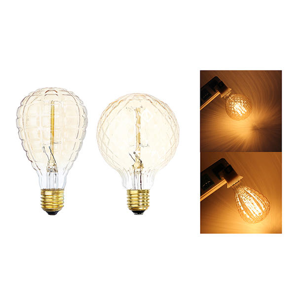 40W Warm White Pineapple Fire Balloon Retro Vintage Global Incandescent Light Bulb AC220V