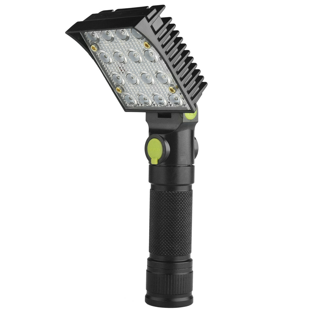 16x COB 4Colors 4Modes 180 Adjustable Head Magnetic Tail USB LED Flashlight