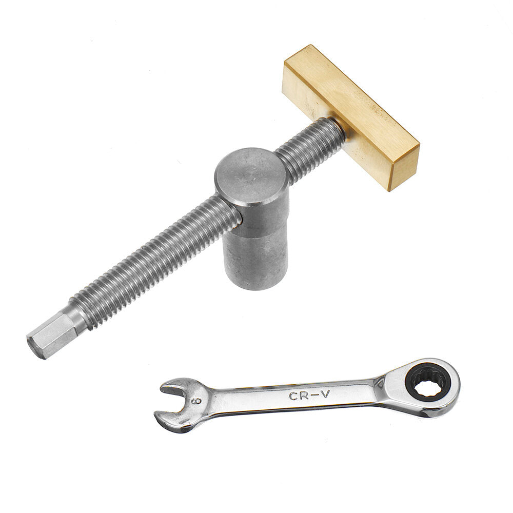 20MM Brass Stainless Steel Woodworking Adjustable Holder With Quick Clamping Tenon Stop