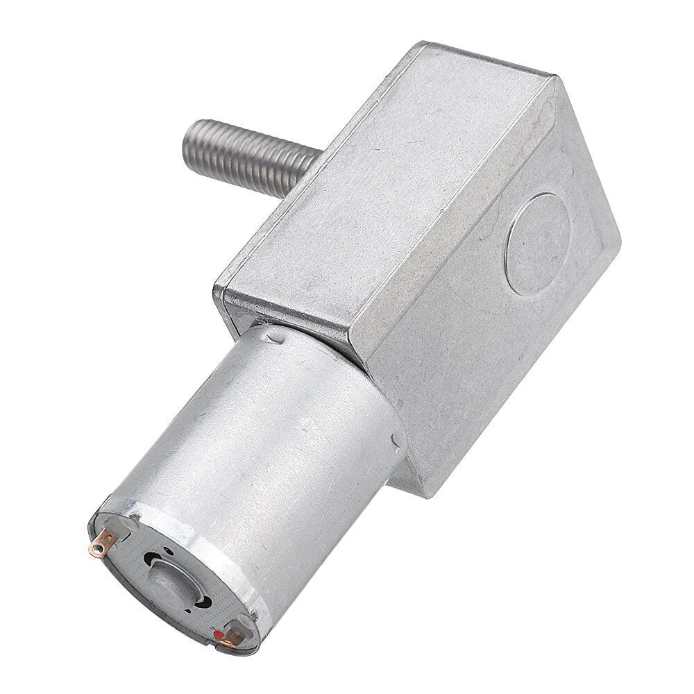 DC 12V Worm Gear Motor 10/30/90/150RPM Turbine Self-locking Reduction Gear Motor
