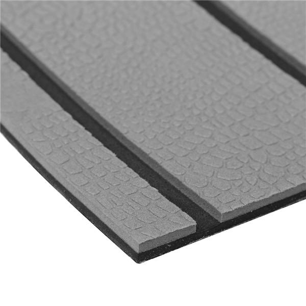 2400x900x6mm Marine Flooring Faux Teak EVA Foam Boat Decking Sheet Gray