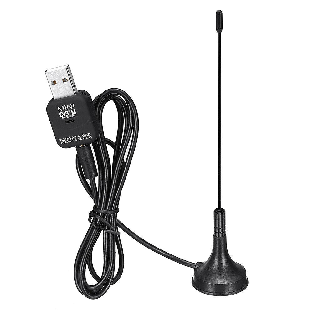 Mini Digital TV Stick Indoor SDR+DAB+FM DVB-T Tuner Antenna Wireless With Remote Control Receiver HDTV USB 2.0 Dongle Stick
