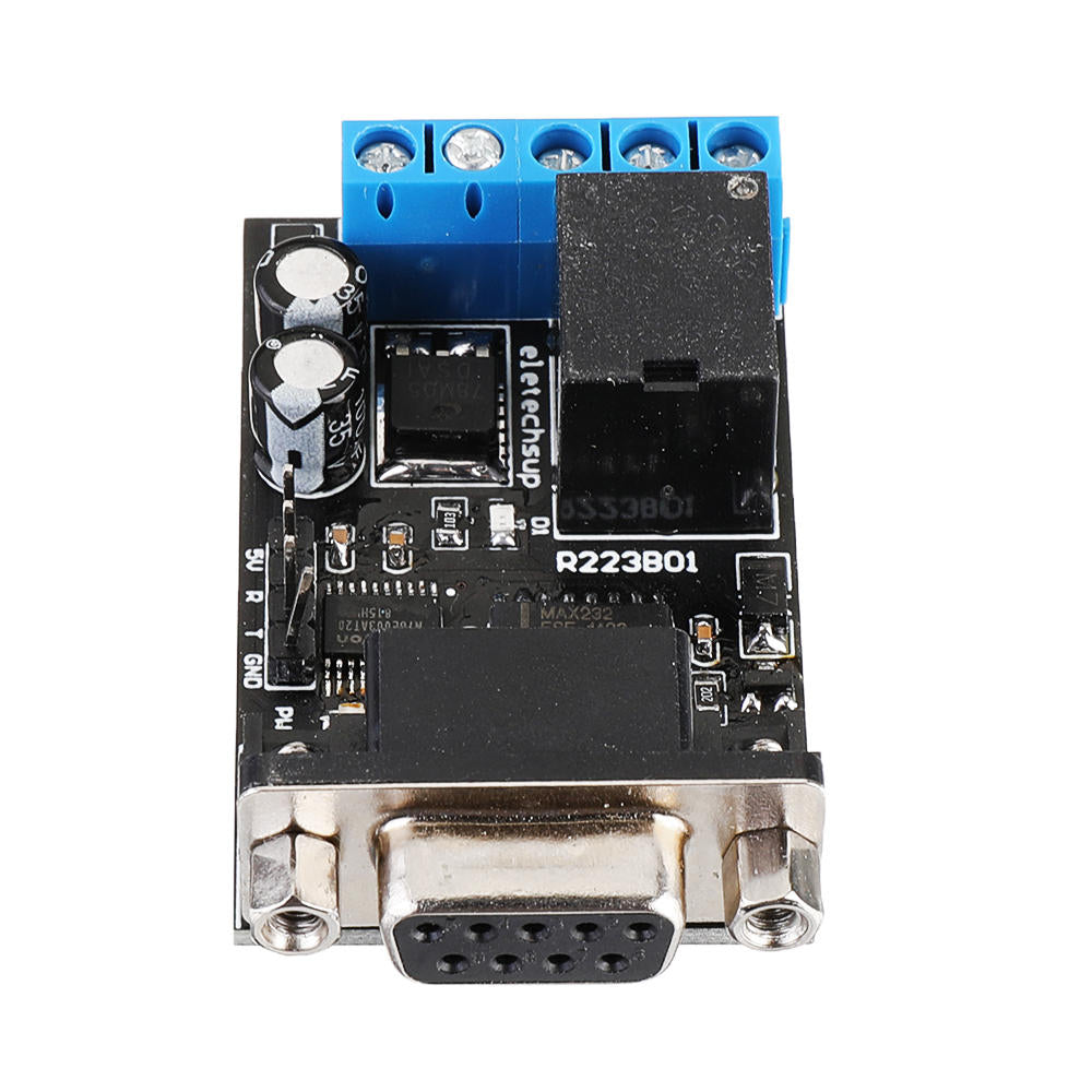 DC 12V RS232 Serial Port Delay Relay Switch Module PC COM DB9 ARM MCU UART Remote Control Board