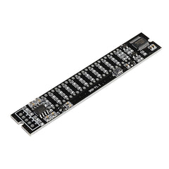 Mini Dual 12 Level Indicator VU Meter Stereo Amplifier Board Adjustable Light Speed Board With AGC Mode DIY Kit