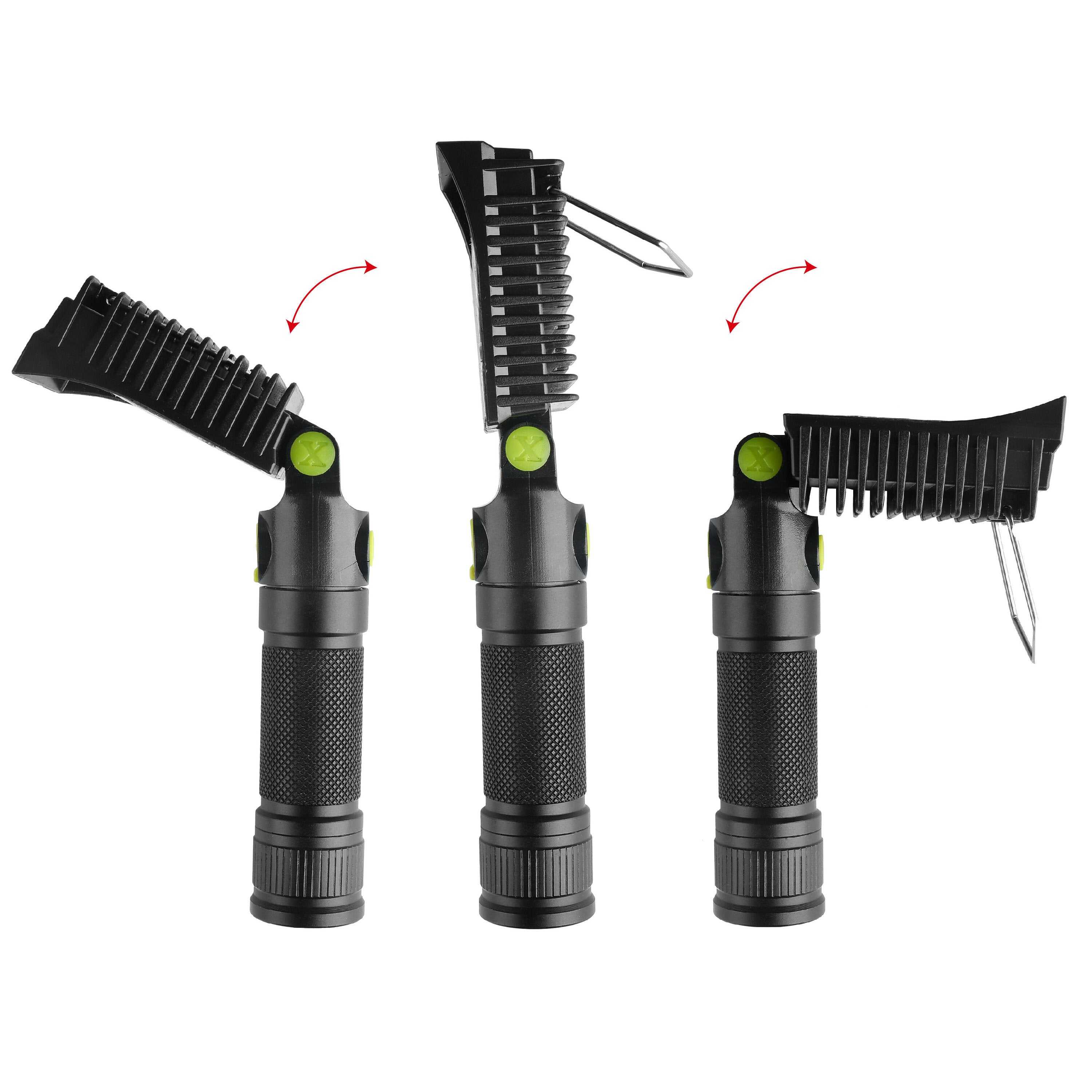 16x COB 4Colors 4Modes 180 Adjustable Head Magnetic Tail USB LED Flashlight