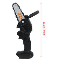 24V Cordless Electric Chainsaw 4 Inch Portable Chain Saw Woodworking Cutting Tool