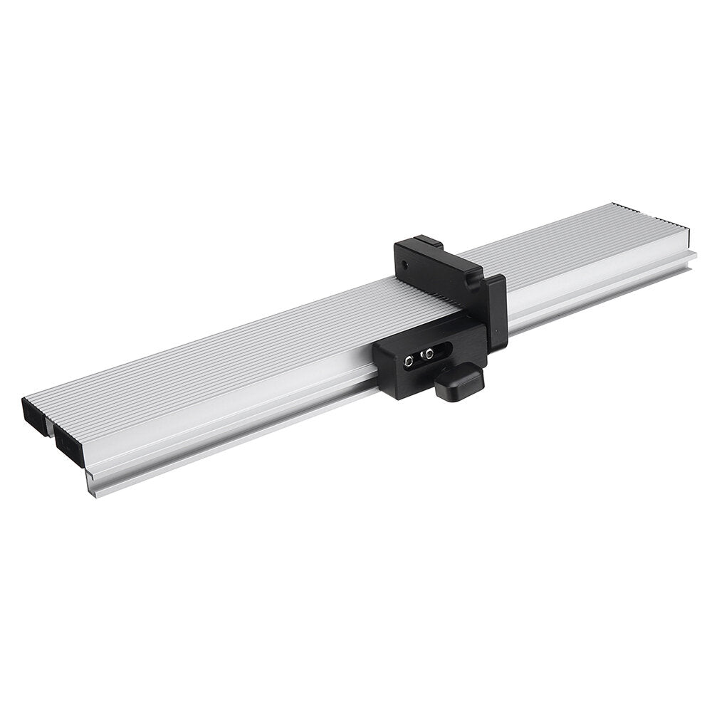 Aluminum Alloy Fence with Adjustable Length 450-1220mm & Left/Right Stop for Table Saws & Router Tables
