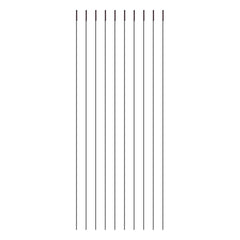10Pcs 1.0-4.0mm TIG Tungsten Lanthanated Welding Electrode Purple WES Tip Rod