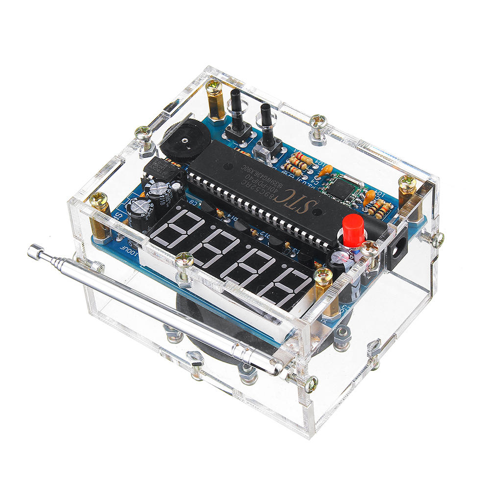 DC 4.5V-5.5V Mini Digital FM Radio 87MHZ-108MHZ 2W 8ohm Speaker Electronics