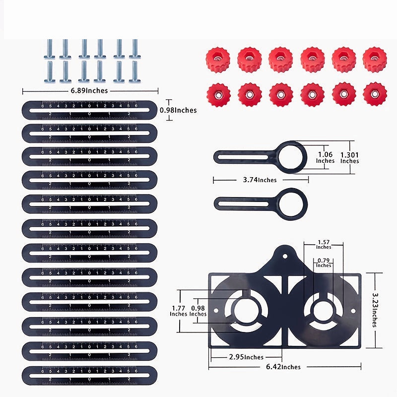 Universal Aluminum Alloy Multi Angle Measuring Ruler