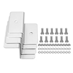 4pcs ZB-01 Solar Panel Mounting Z Brackets Aluminum Alloy Tools Kit for Motorhomes and Yachts